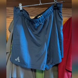 Navy Blue Women's Atlanta Braves Shorts